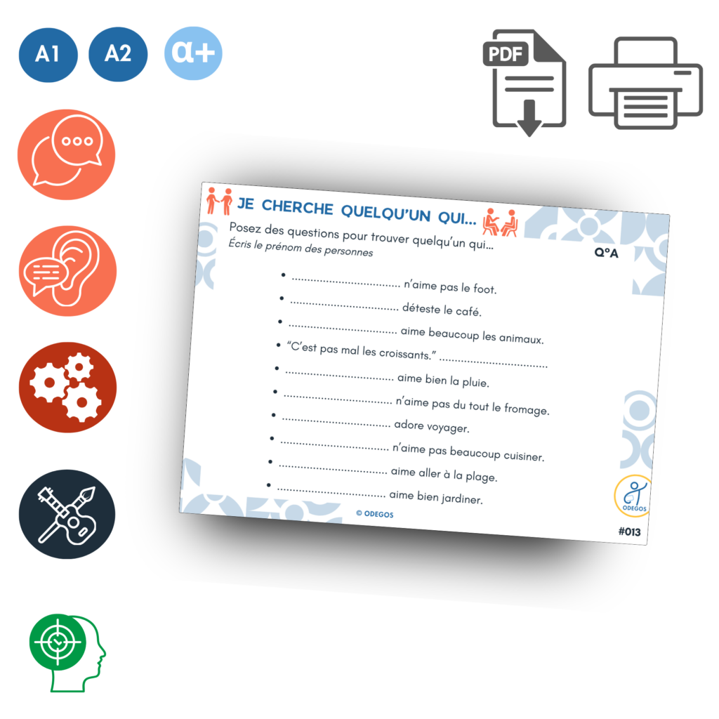 #013 je cherche quelqu'un qui - QA