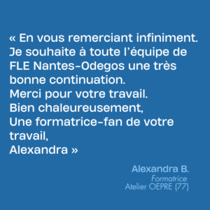 Témoignage Alexandra